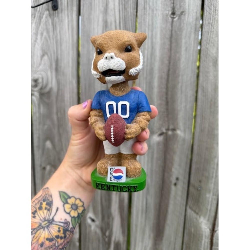 NCAA Kentucky Wildcats Bobblehead Alexander Global Promotions Blue OS Mascot 00